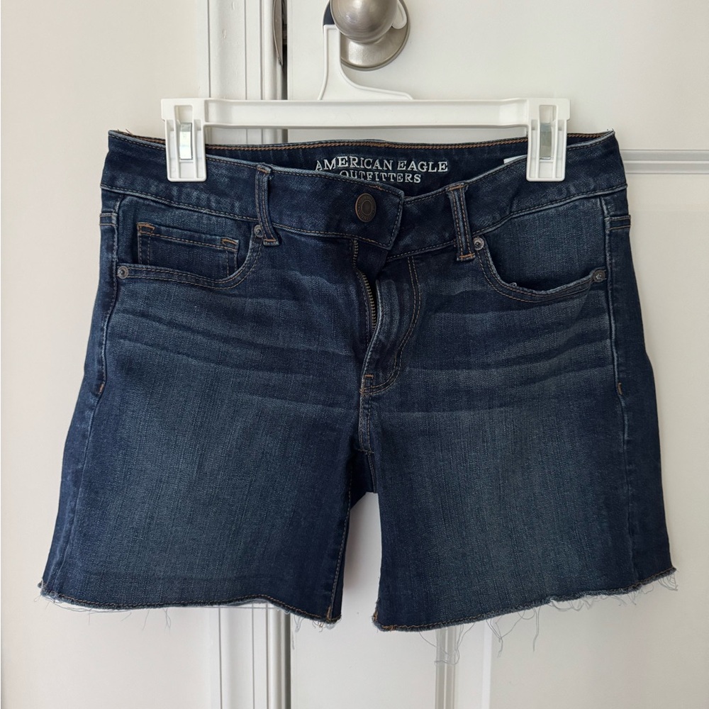 American Eagle Outfitters Midi Denim Shorts